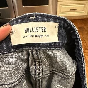 Hollister Blue Denim Low-Rise Jorts W33‎